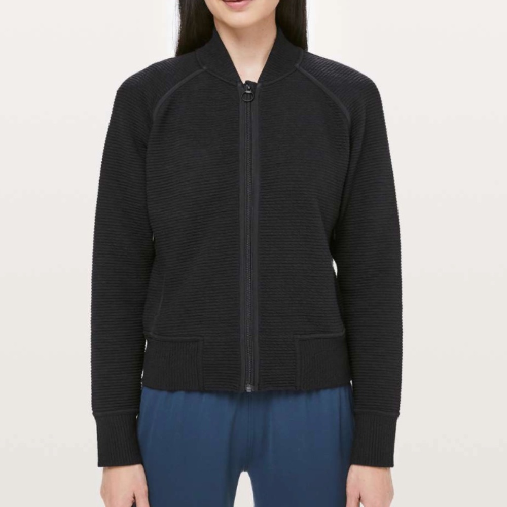 Lululemon | On Repeat Bomber | Black | 6